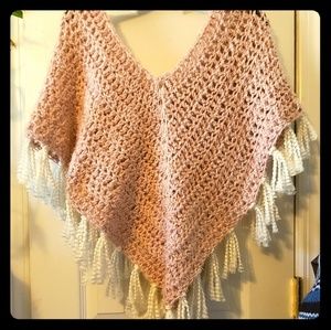 Super soft handmade poncho